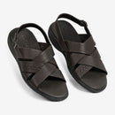 Sandália Ferracini Masculina Café Claro Lancer